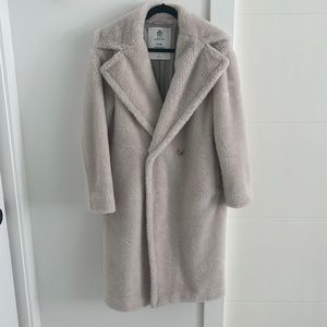 BABATON the teddy coat size 2 in cream colour